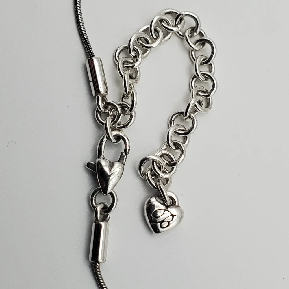 Brighton Flower Collar Statement Crystal Retired Pendant Necklace - Picture 7 of 9